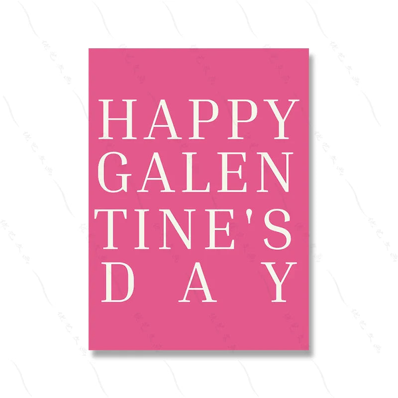 Pink Decor Set Prints Canvas Painting Trendy Art Murals Decor