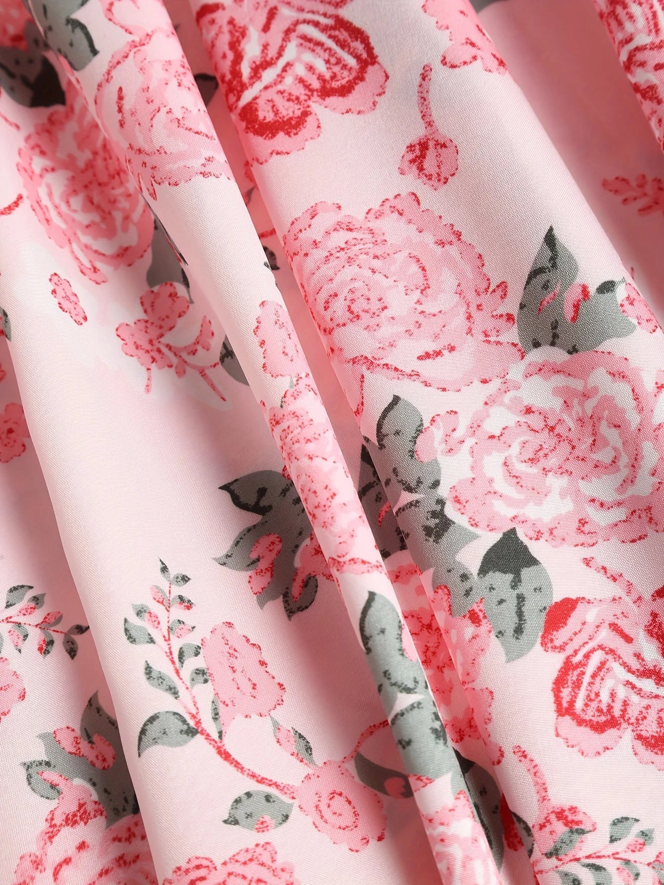 Square-Neck Puffed-Sleeve Party Dress for Plus-Size Women