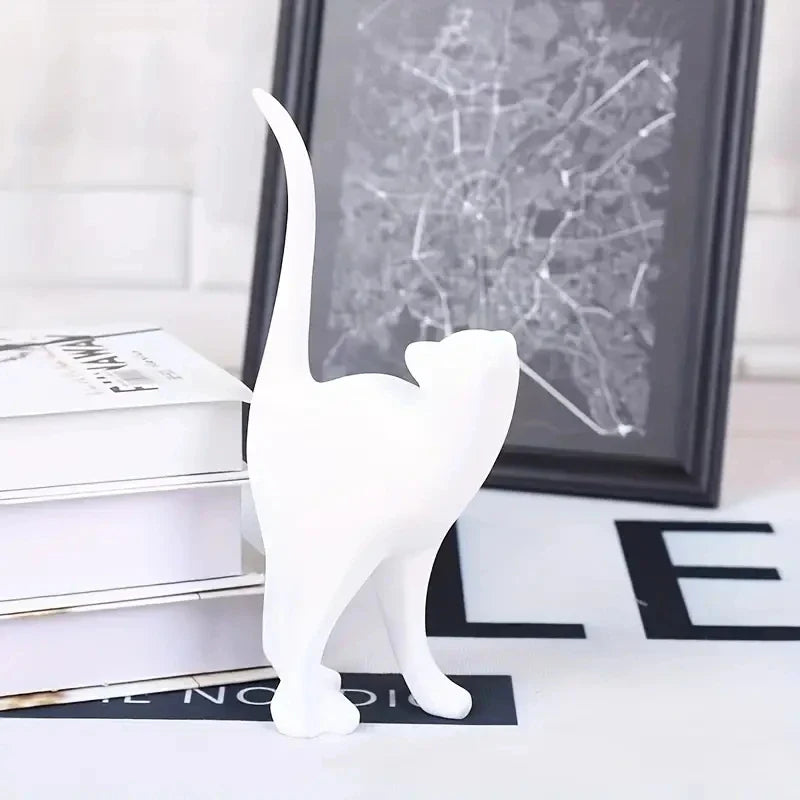Resin Couples Cat Statues for Home Decorations Animal Figurine Home Decor Sculpture