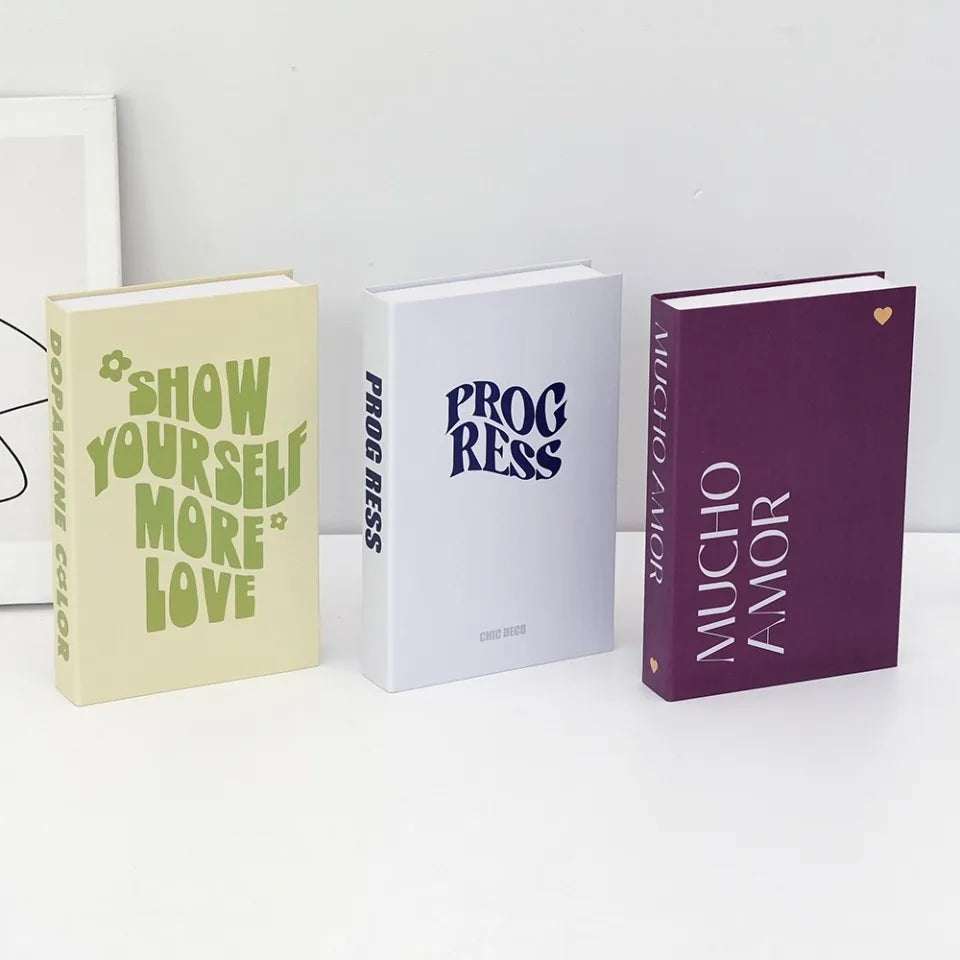 Fashion Series Fake Book Decoration Coffee Table Decoration Living Room Fashion Prop Books Home Decoration Model Room Home Decor