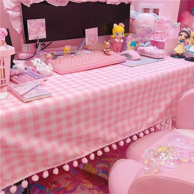 Cute Pink Tablecloth