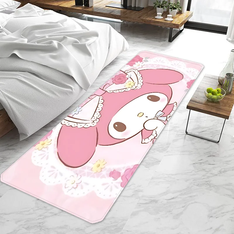 Kawaii My Melody Door Mat Entrance Doormat Non-slip Washable Kitchen Carpet Living Room Hallway Rugs Door Mats Bathroom Bath