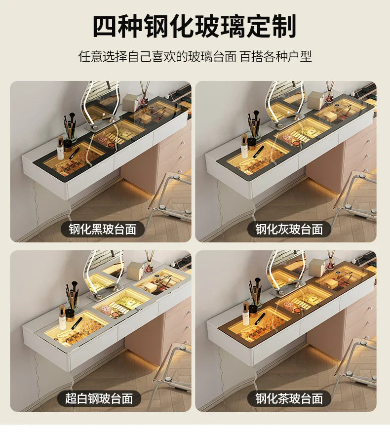 Luxury Drawers Vanity Tables Storage Nordic Cabinet Dressers Makeup Desk Drawers