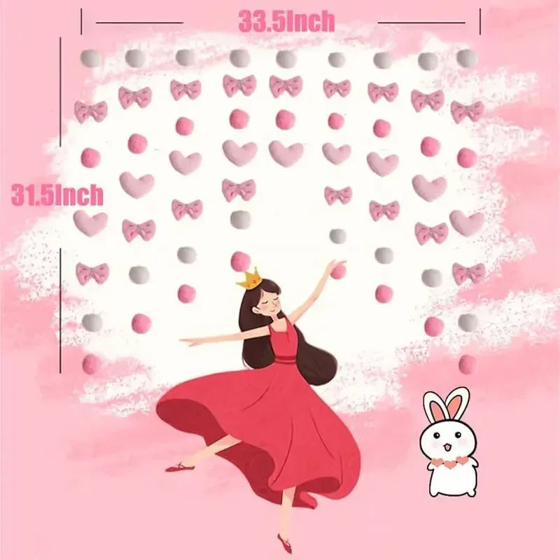 Pink Cute Bow Short Curtain Thread Partition Hanging Window Decor  Doorway Curtains