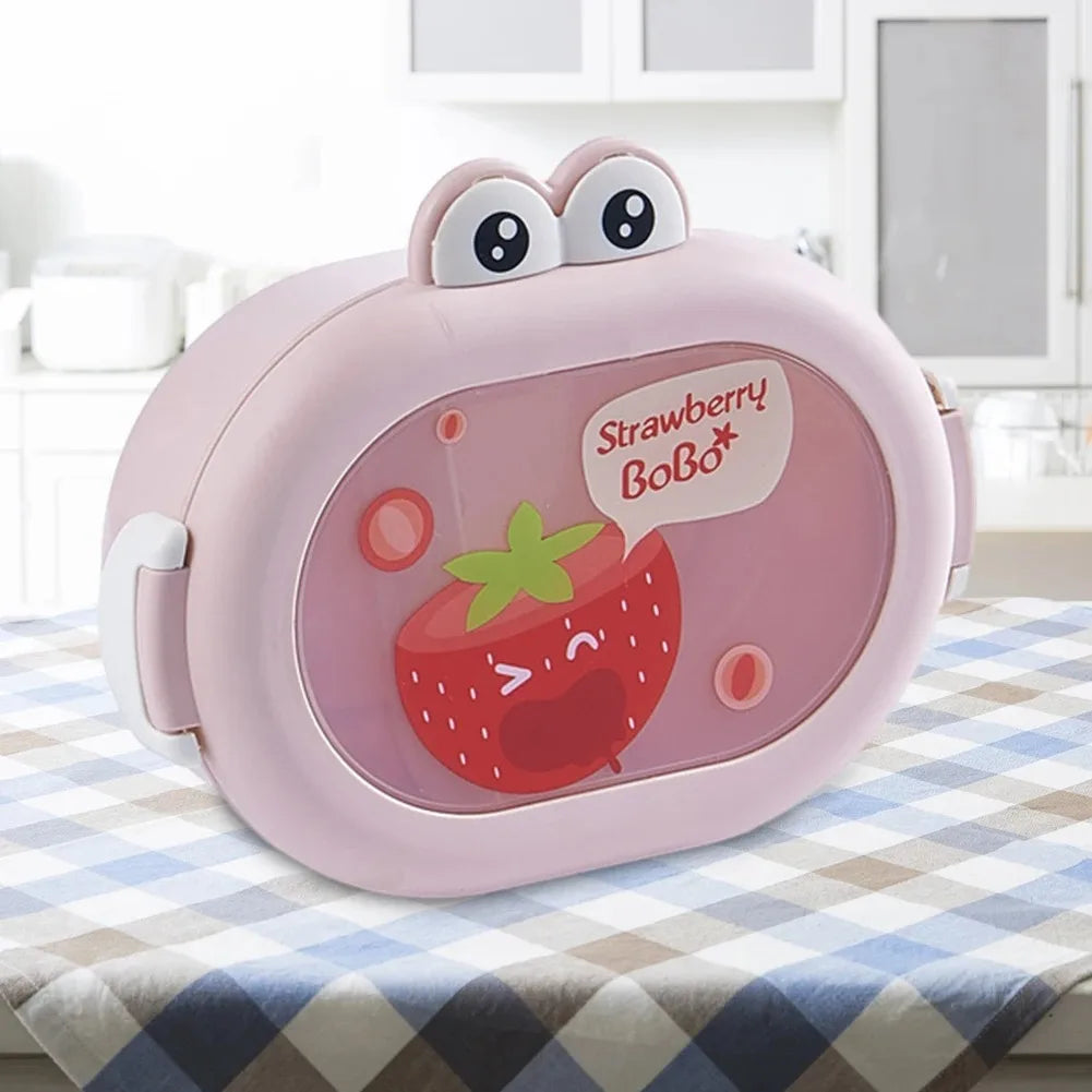 Bento Lunch Box for Kids Kawaii Cartoon Students Sandwich Snack Food Box Fruit Container Portable Picnic Fresh Box