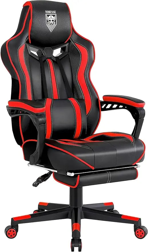 Pink Gaming Chair for Girls, Pink Computer Gaming Chairs for Adults, Reclining Gamer Chair with Footrest with Massage, Ergonomi