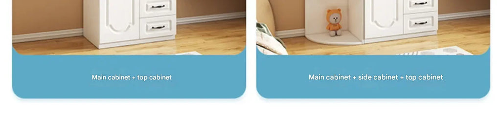 Two Door Wardrobe Clothing Organizer Style Wooden Wardrobe Summer Heavy Duty