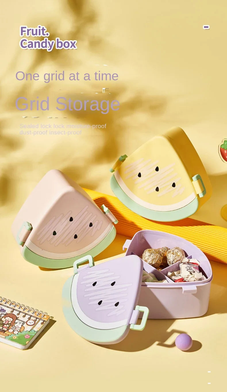 Bento Lunch Box for Kids Kawaii Cartoon Students Sandwich Snack Food Box Fruit Container Portable Picnic Fresh Box