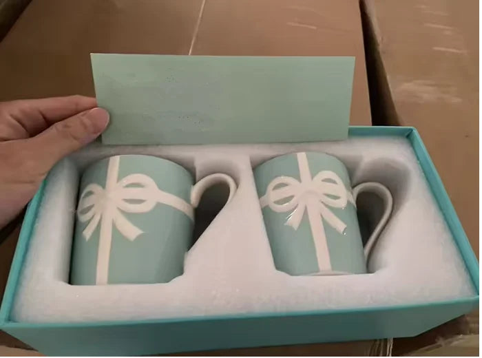 Ceramic Blue Bow Tableware