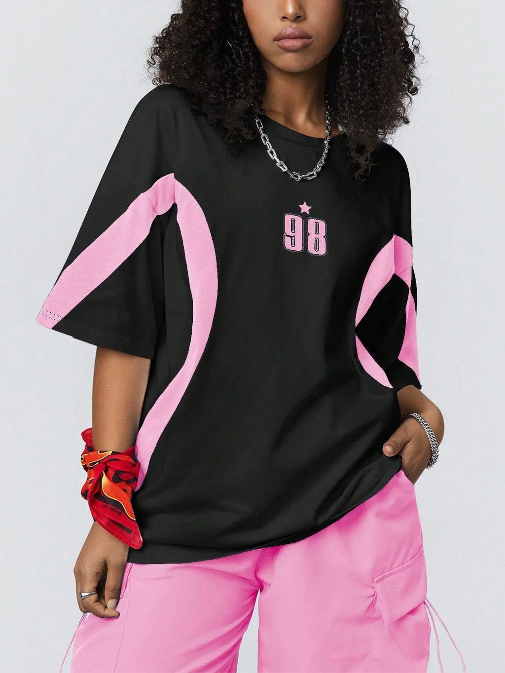 Women's Sports Jersey 3D Printed Sports Shirt Short Sleeved T-shirt Fashionable Breathable Quick Drying Plus Size Loose Top