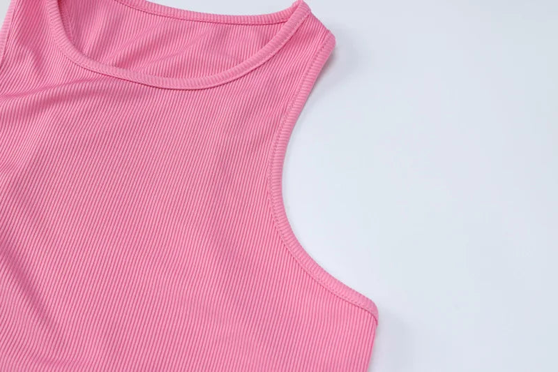 Ribbed Sexy Y2K Clothes Sleeveless Bodycon Maxi Dresses For Women Club Birthday Party Streetwear Elegant Outfits