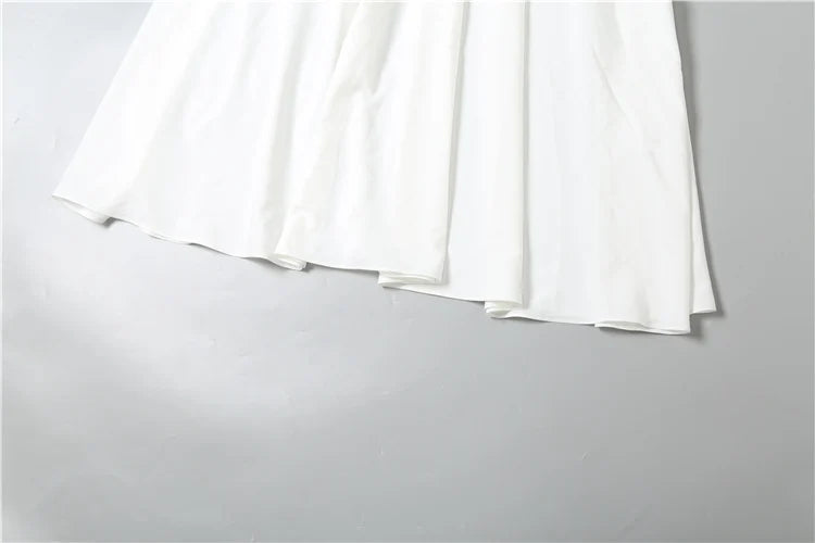 Contrast Patchwork Women Halter Low-Neck Backless Ruched Ruffles Hem Elegant Long Body-con Dress