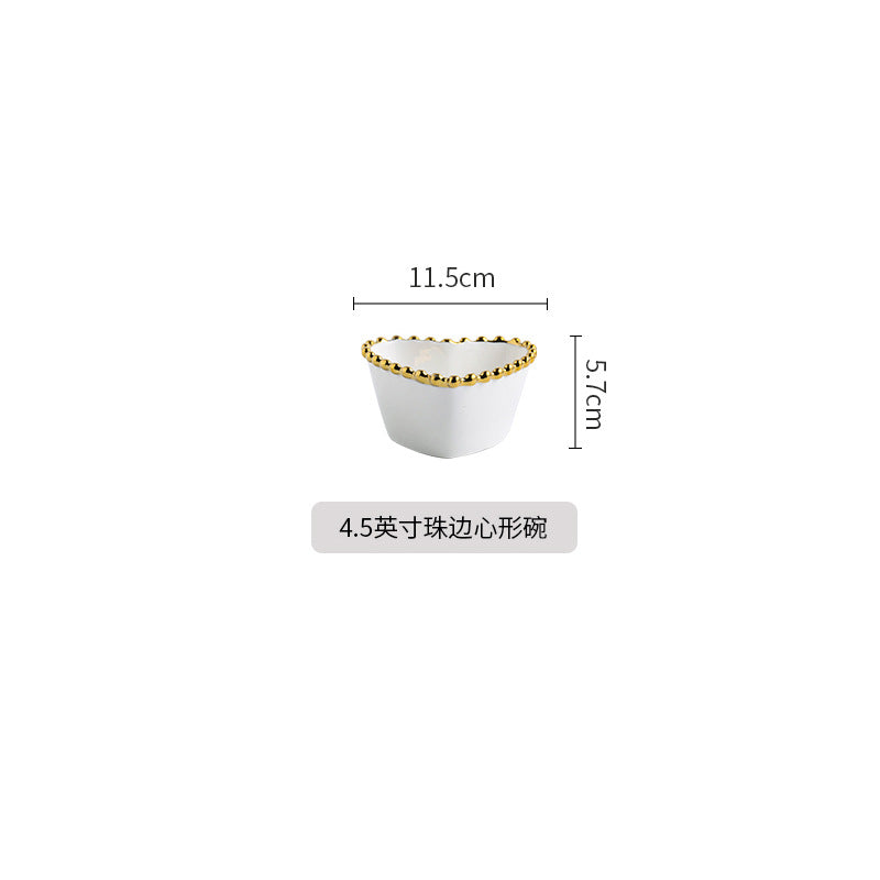 Luxury Love Plate Ceramic Plate