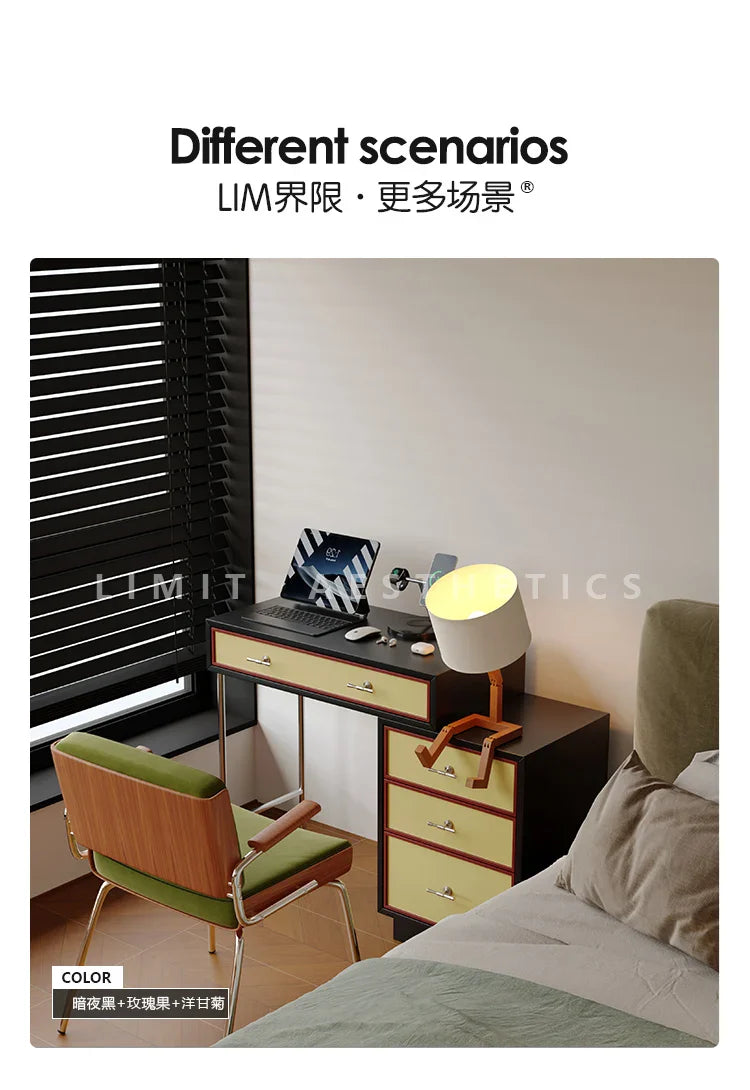 Vanity Bedroom Table Cosmetics Garden Desk Storage Dressing Table Chair Jewelry Living Room Home Furniture