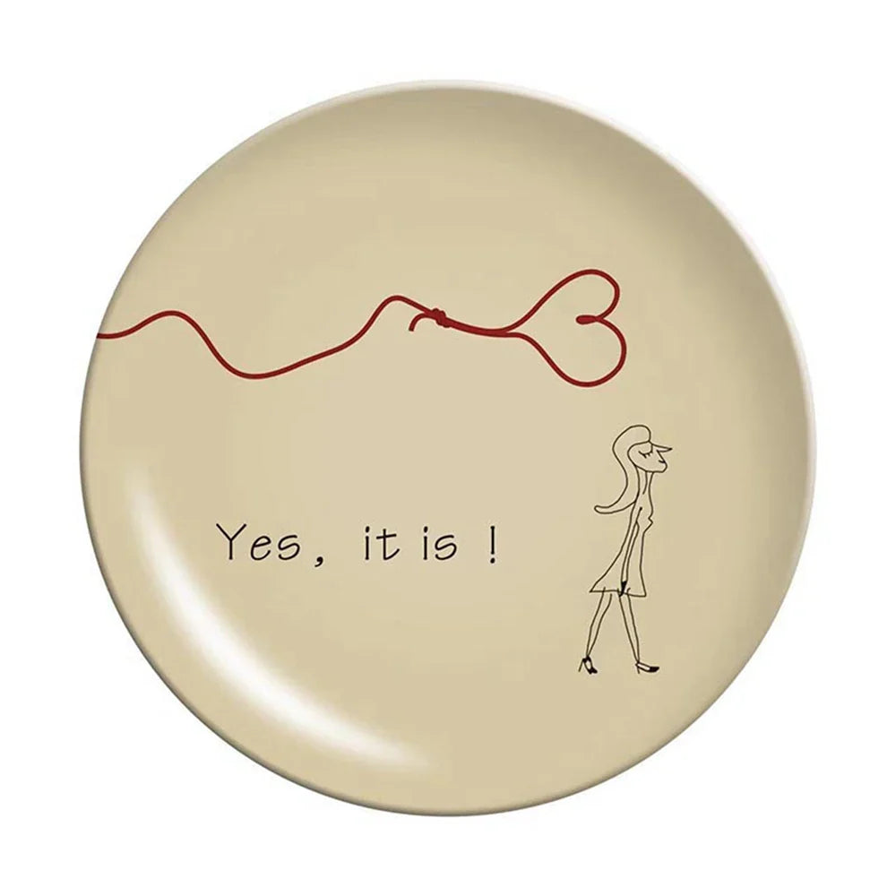 Lightweight Dinner Plate Dinnerware Multi-pattern Dish Tray