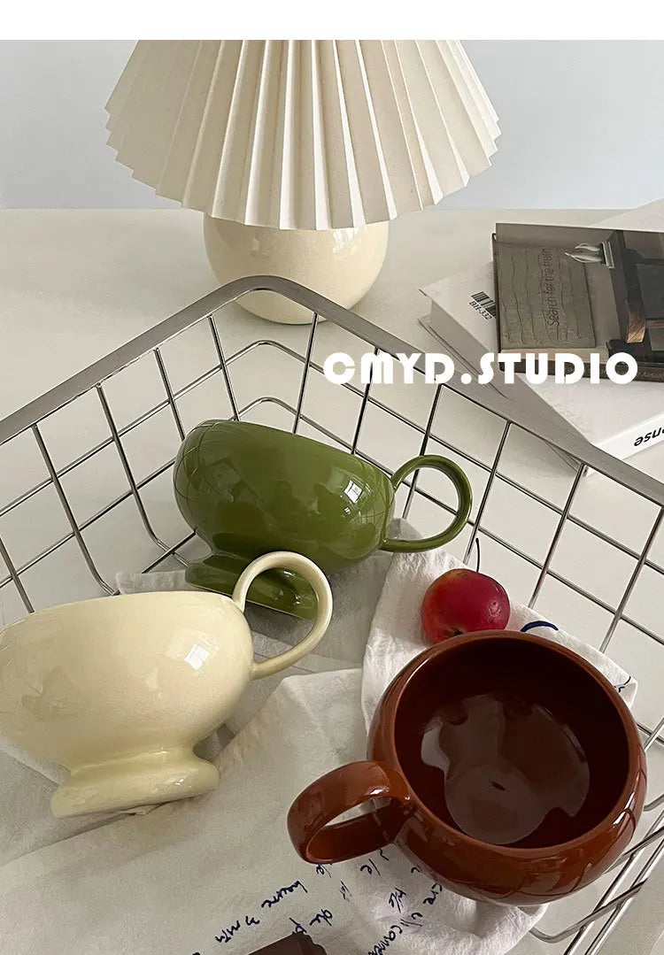 French Retro Ceramic Mug