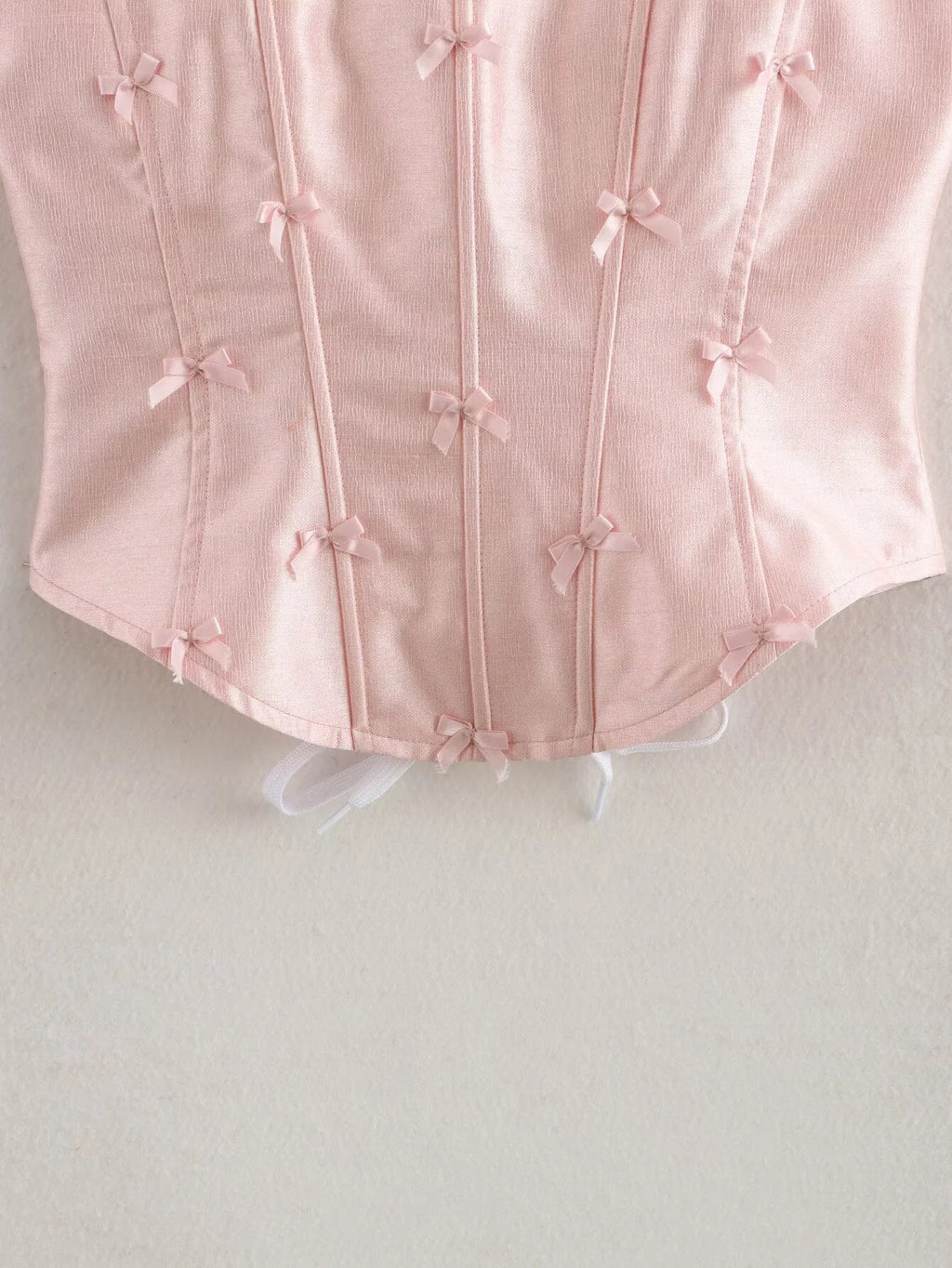 Ladies Bow Sleeveless Strapless Vest Top Women's Summer Sexy Pure Desire Set Hip Hugging Skirt Two-piece Set