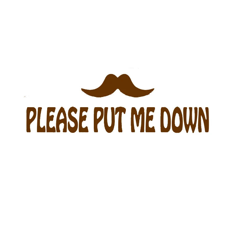 Toilet Seat Sign Vinyl Sticker Funny Decal Bathroom Decor