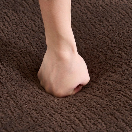 Full Compression Sponge L-Shape Sectional Sofa, Modular Chaise Chenille Couch, 30D High-Density