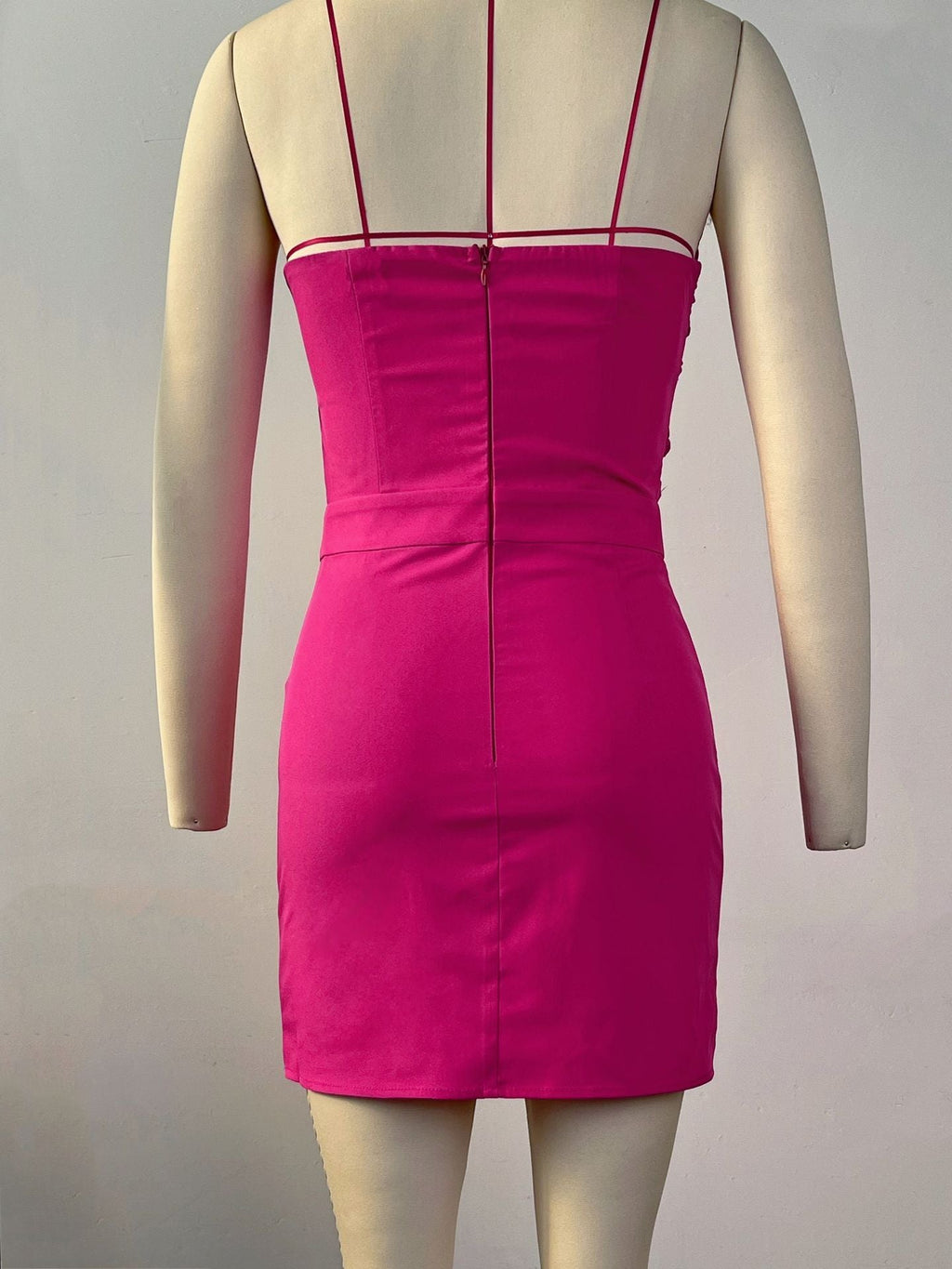 Straight Hollow Bowknot Dress Women