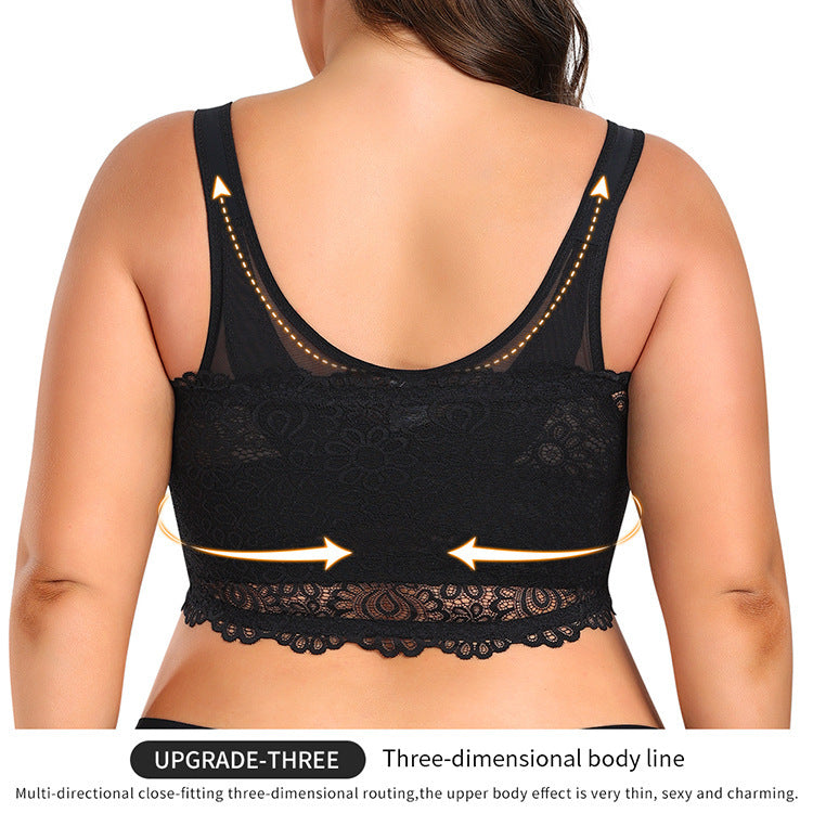 Plus-sized Full Cup Plus Size Underwear Breast Holding Thin