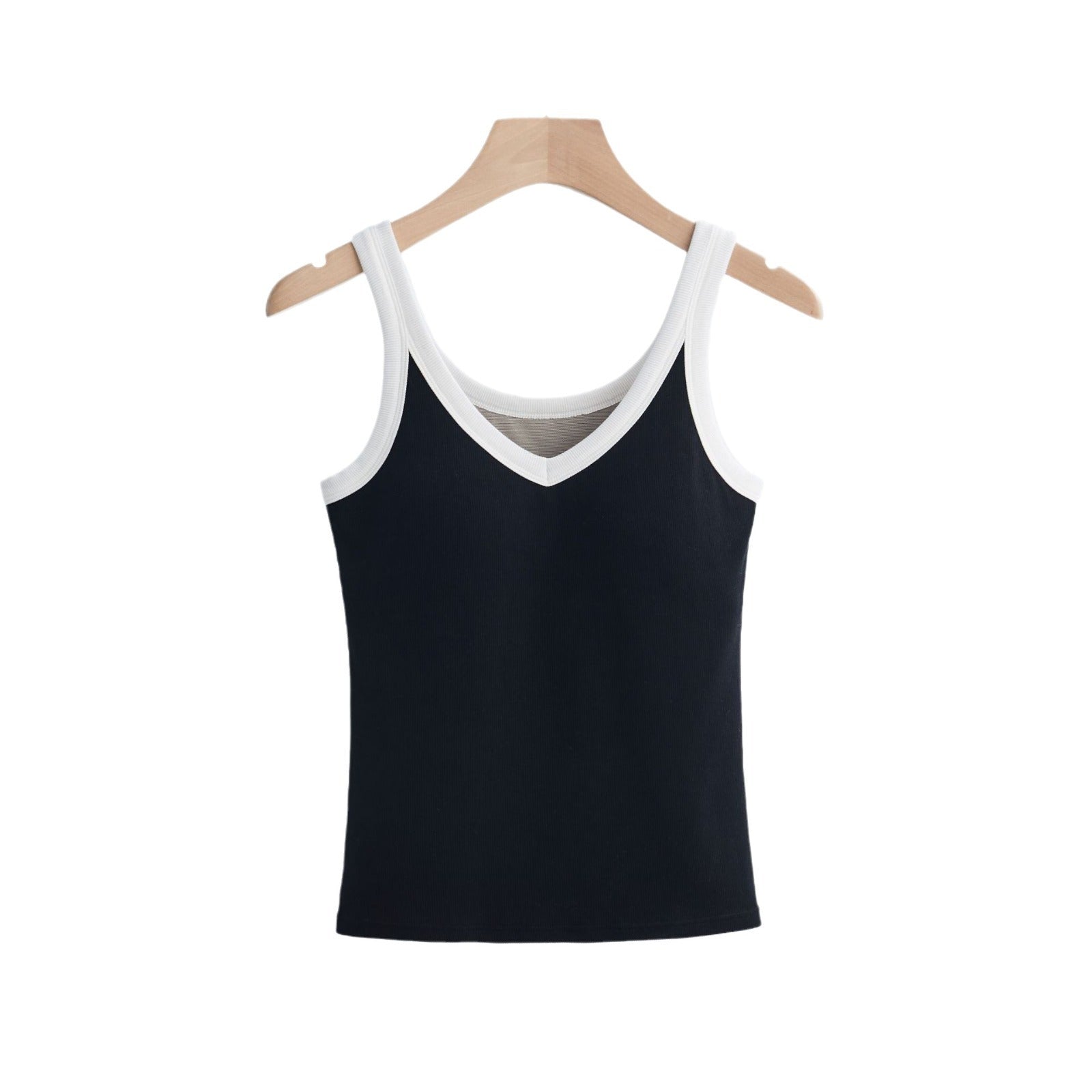Spring New Cotton Padded Strap Top