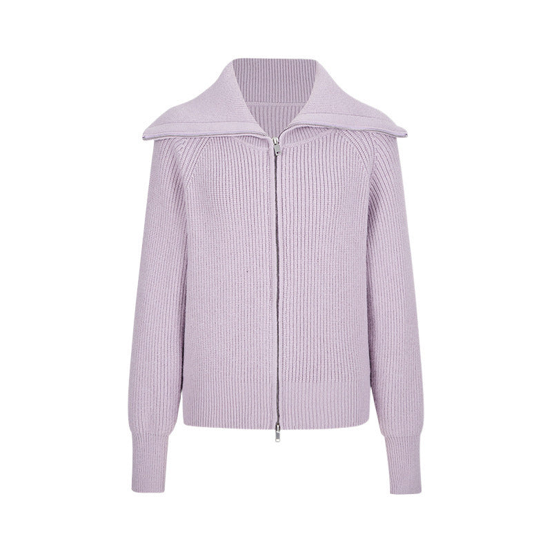 Thick Design Idle Style Sweater Coat