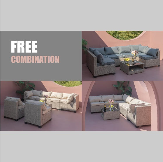 Patio Sofa Furniture Set
