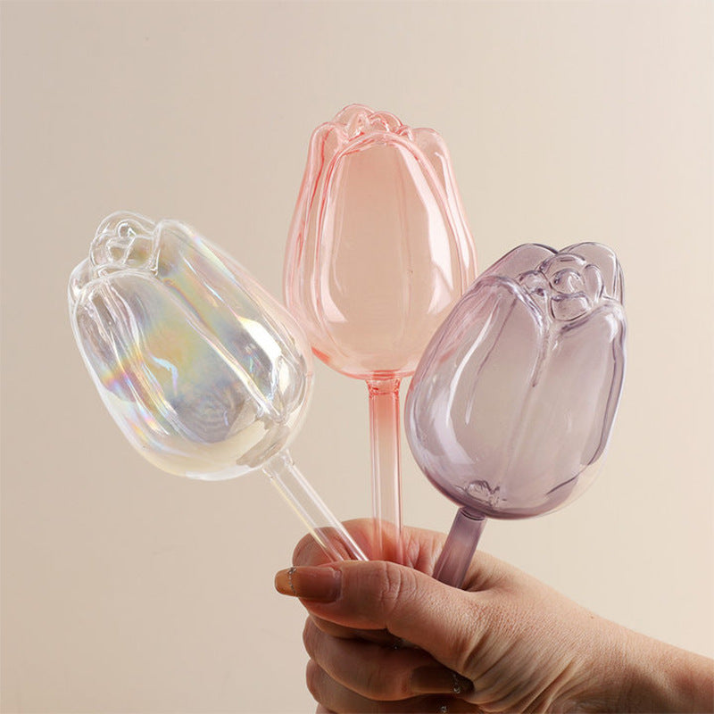 Pink Tulip Plant Watering Balls Suitable For Indoor And Outdoor Plants Automatic Plant Drippers Automatic Watering