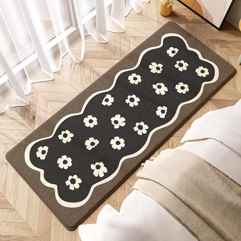 Strip Flower Petal Rug