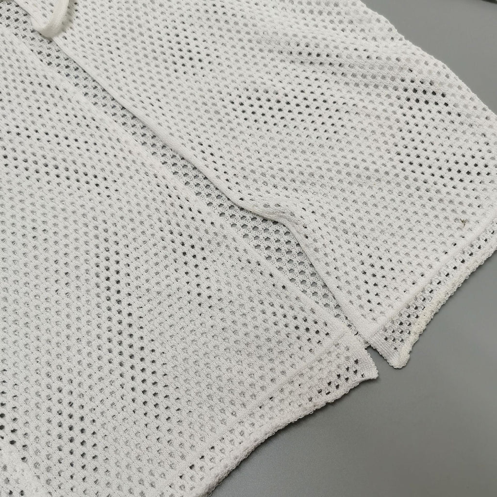 Women's Knitted U-neck Hollow Bow Top