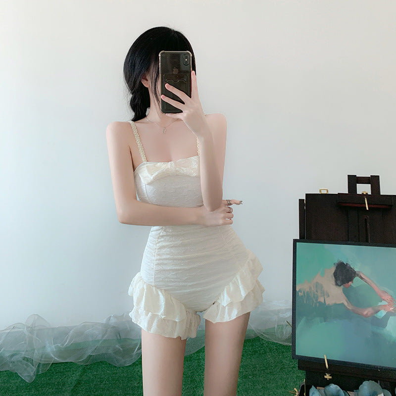 High-grade Slim Covering One-piece Women