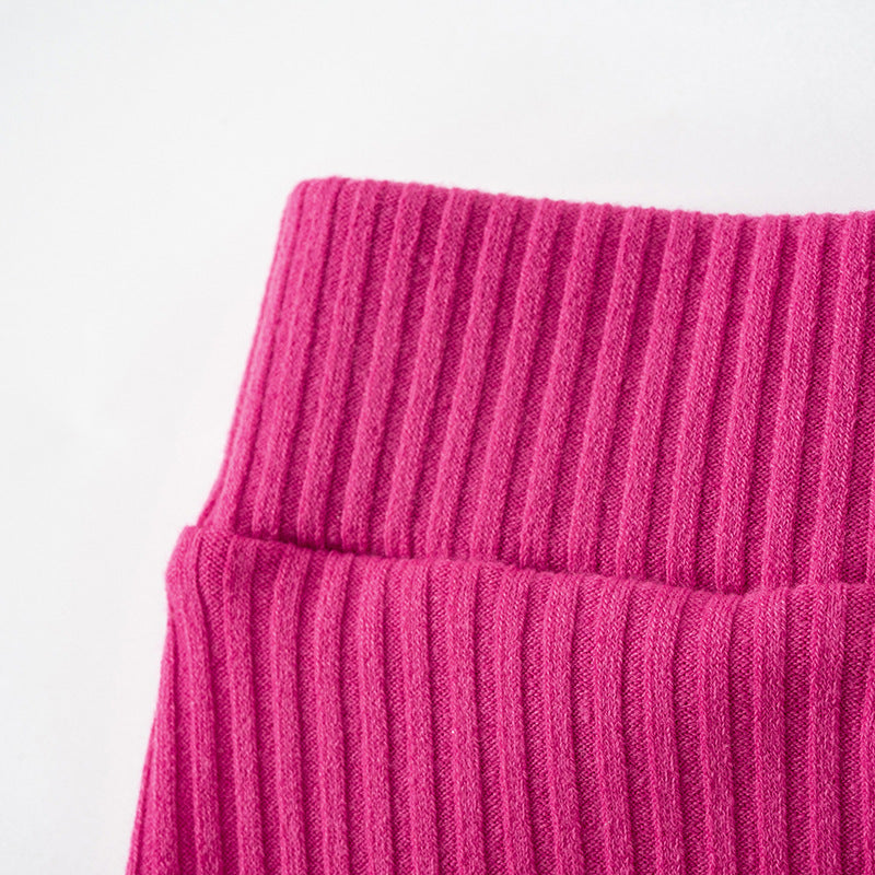 Sunken Stripe Top - Hot Girl Skirt Long Sleeve Set