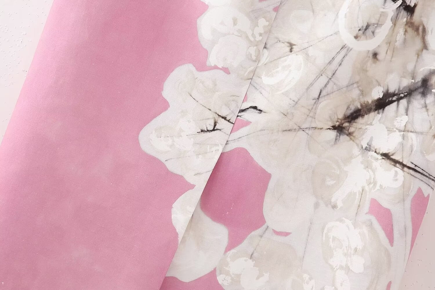 French Fashion Linen Blended Straight Skirt