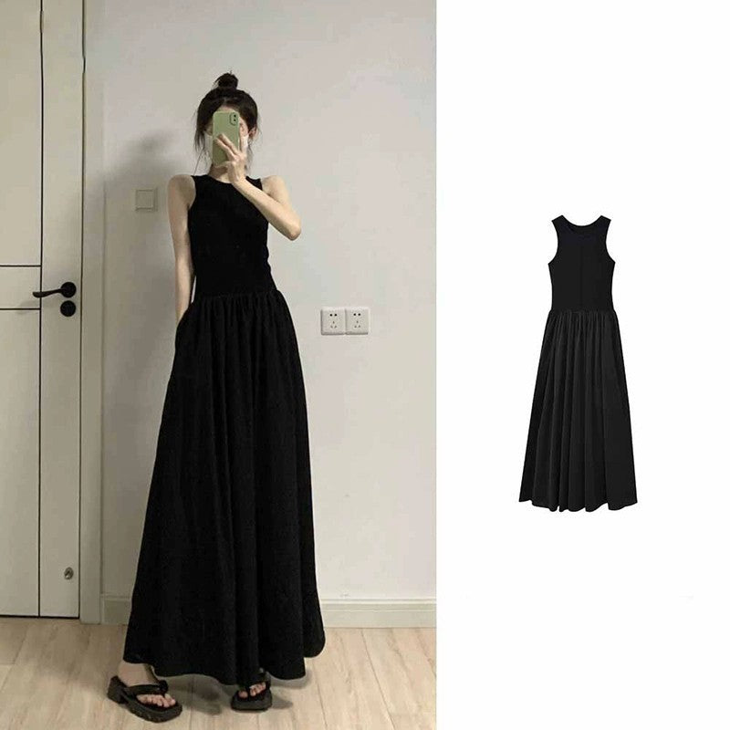 Waist Slimming Mid-length A- Line Women Dress