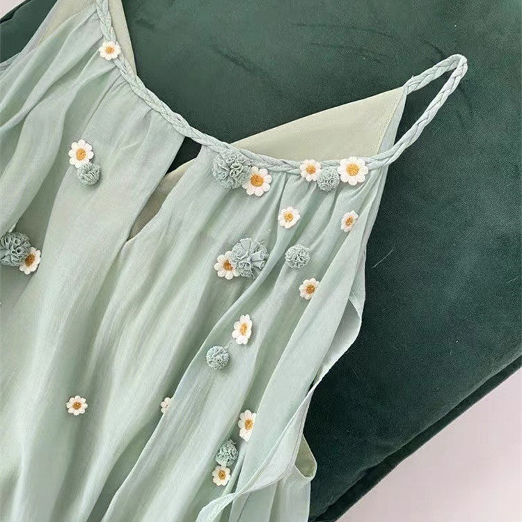 Women's Fashion Temperament Thin Halter Dress