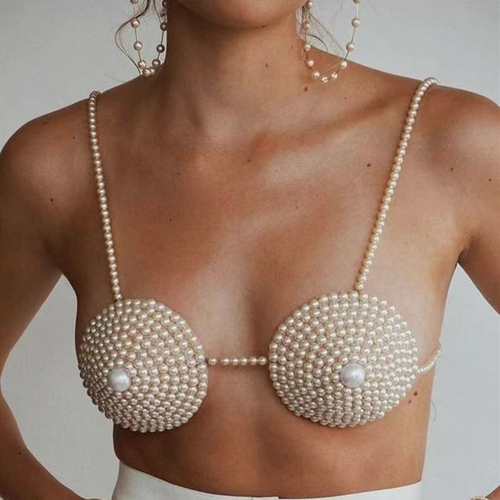 Vintage Clothes With Beaded Round Bras