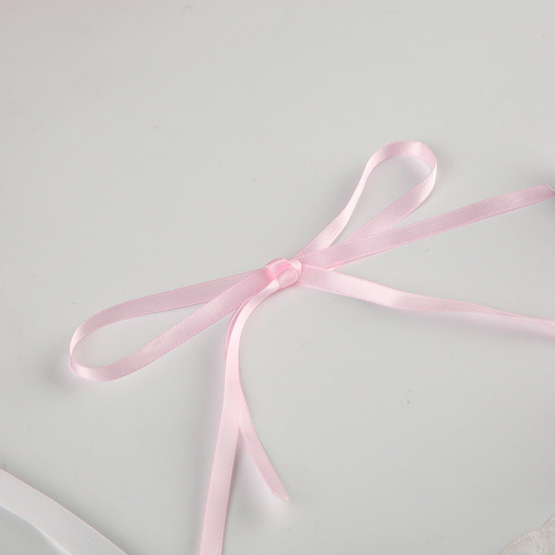 Ladies Bow Lace Patchwork Easy Matching Top