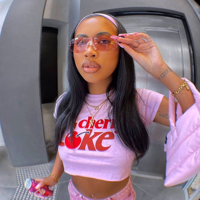 Sweet Girl Slim Fit Vintage Print Pattern Clothes