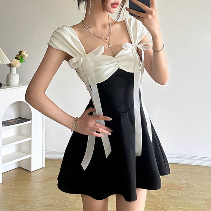 Women's Bow Tie Waist-controlled Dress