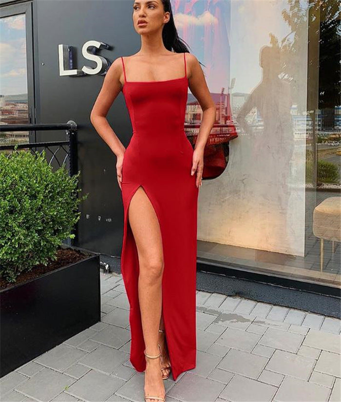 Women Spaghetti Strap Dress