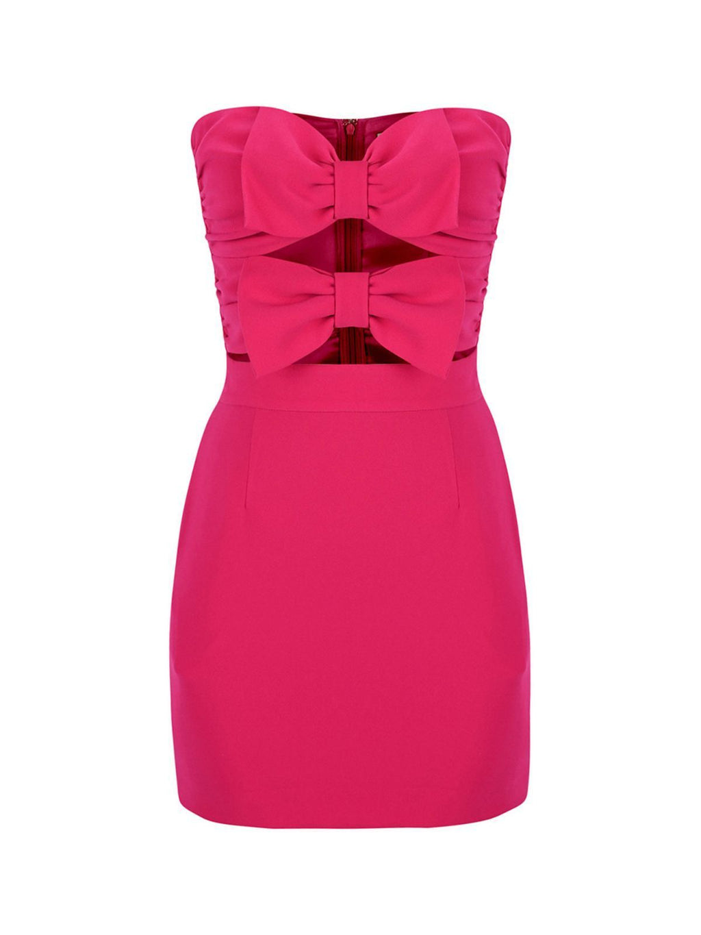 Straight Hollow Bowknot Dress Women