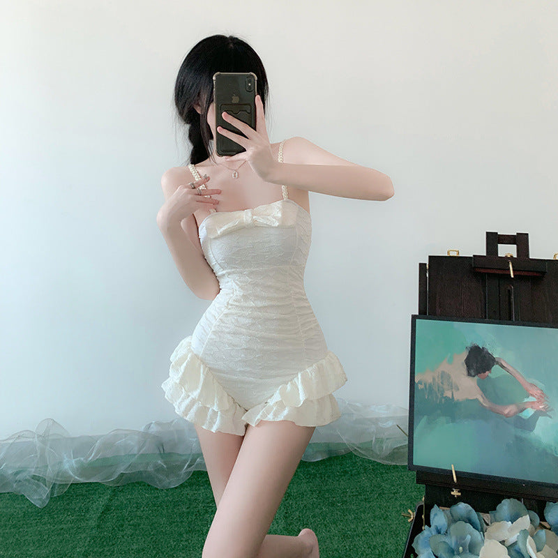 High-grade Slim Covering One-piece Women