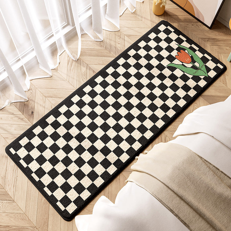 Strip Flower Petal Rug