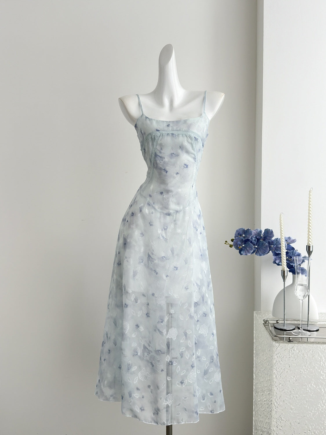 Printed Women's Fairy Waist Dress