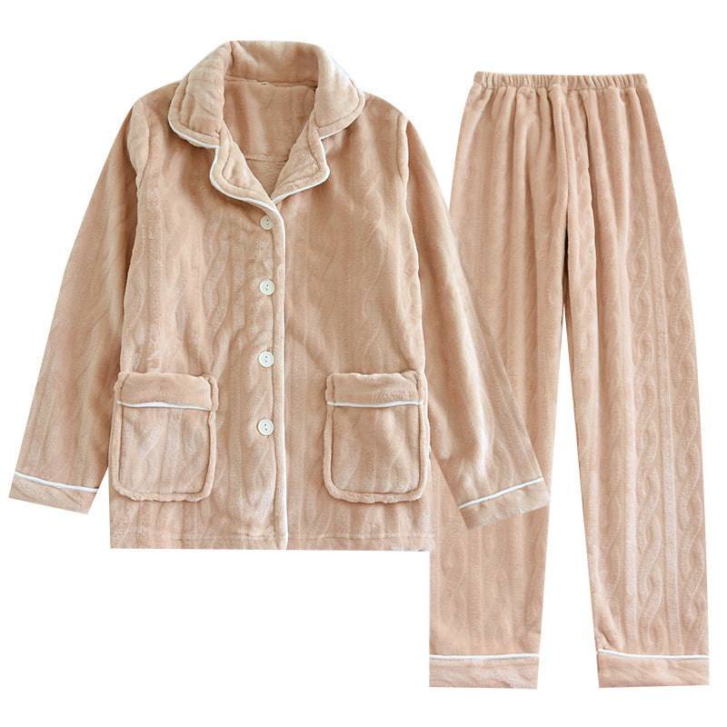 Female Coral Fleece Pajamas