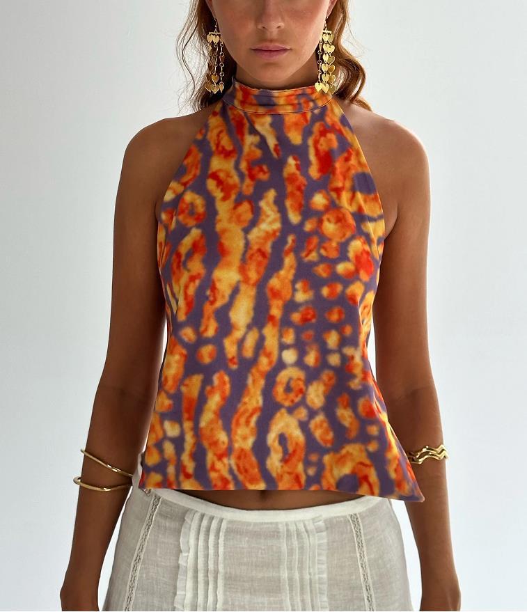 Women's Clothing Halter Elegant Top