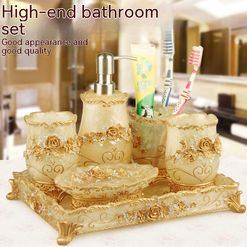 Royal Style Bathroom 6-piece Set Bathroom Suit