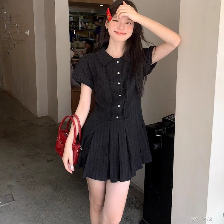 College Style Blouse Dress Women