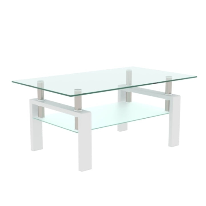 White Coffee Table,, Modern Side Center Tables For Living Room, Living Room Furniture